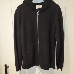 REIGNING CHAMP MIDWEIGHT BOILED WOOL ZIP HOODIE